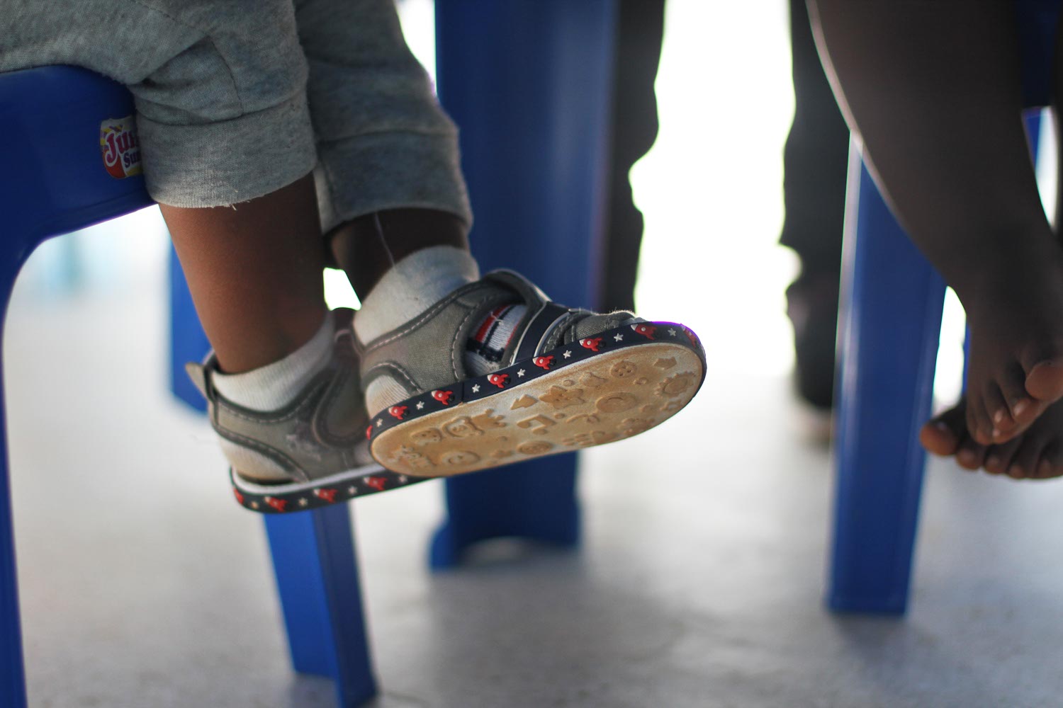 ECD pupils in class.