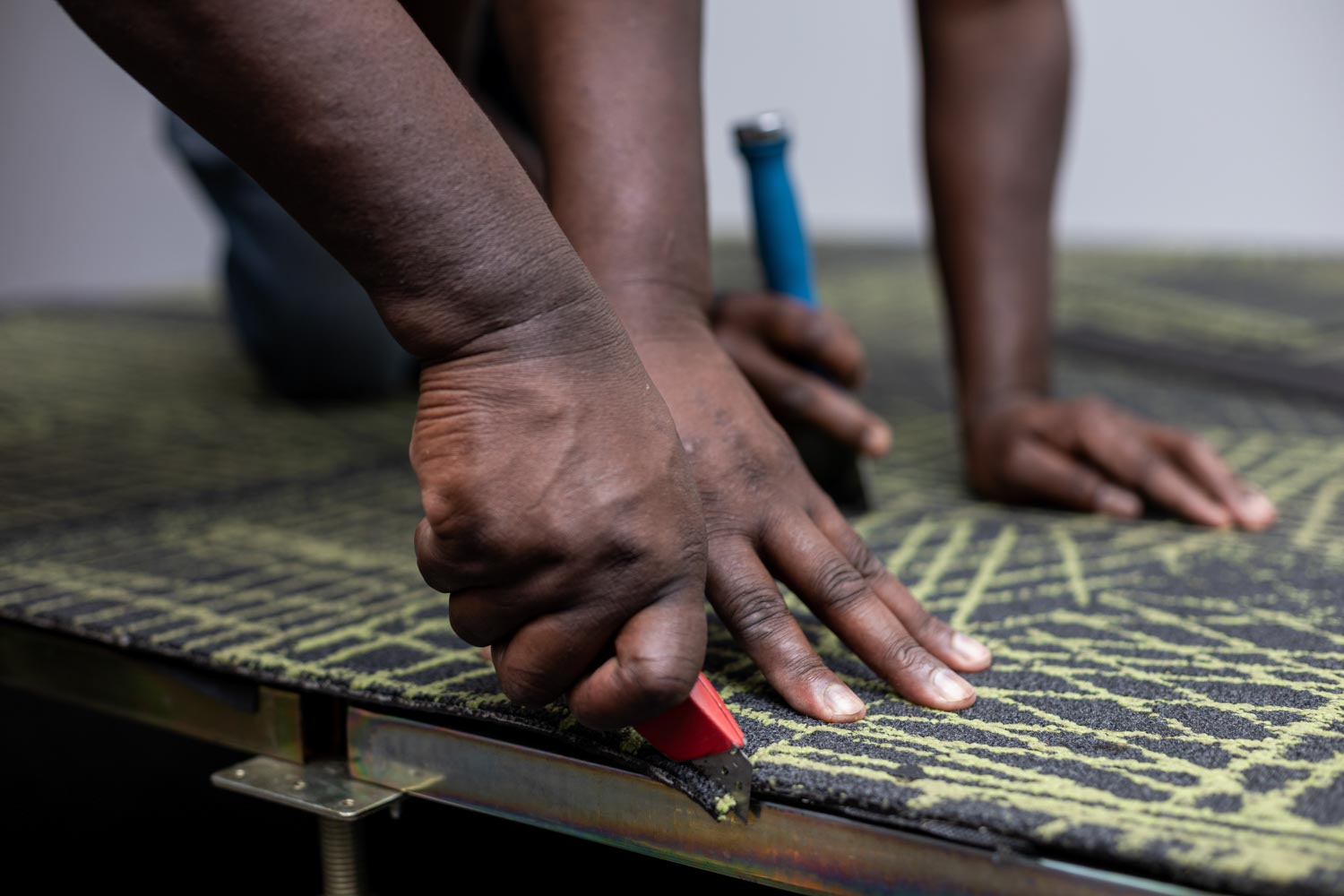 Technical training for the Floorcovering Programme.