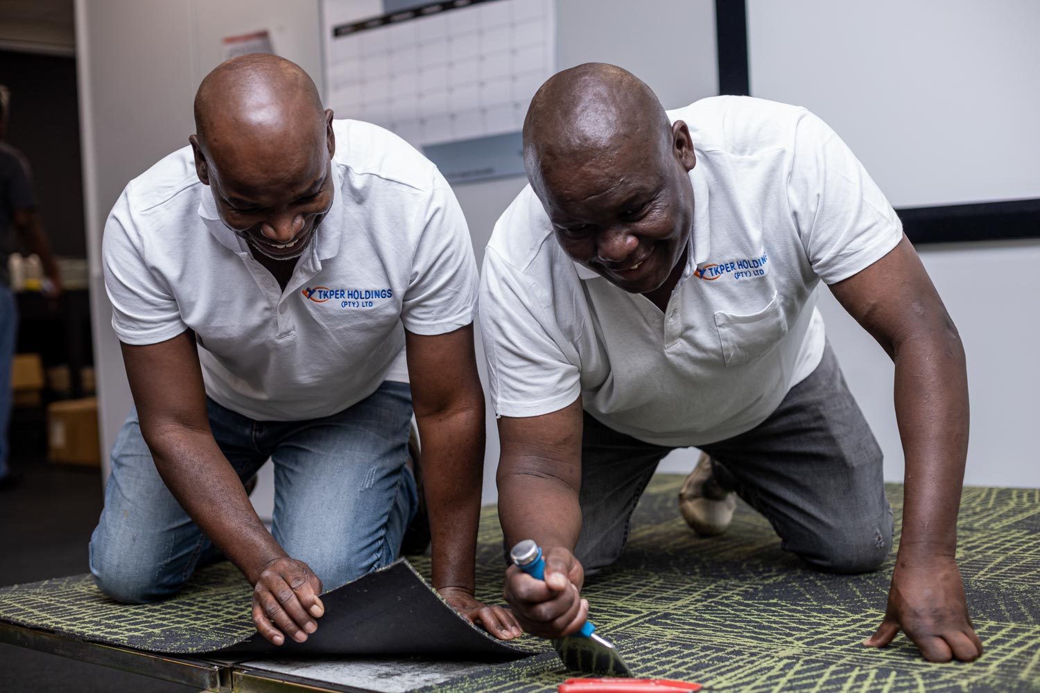 Technical training for the Floorcovering Programme.