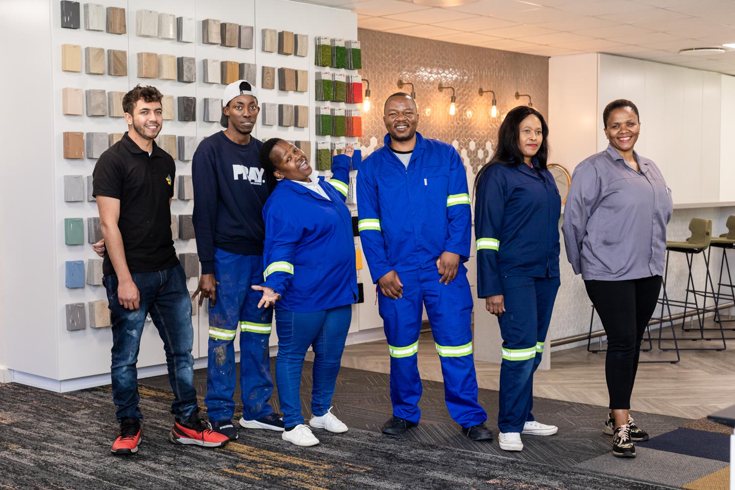 2nd year graduates from the Floorcovering Programme in Gauteng.