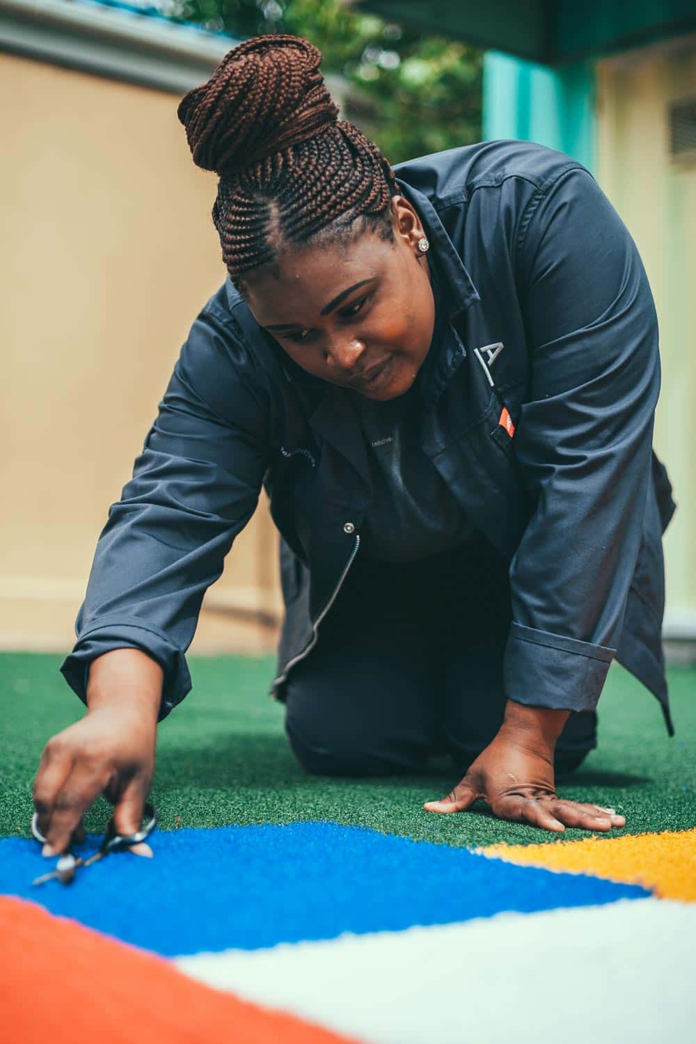 Learning artificial turf.