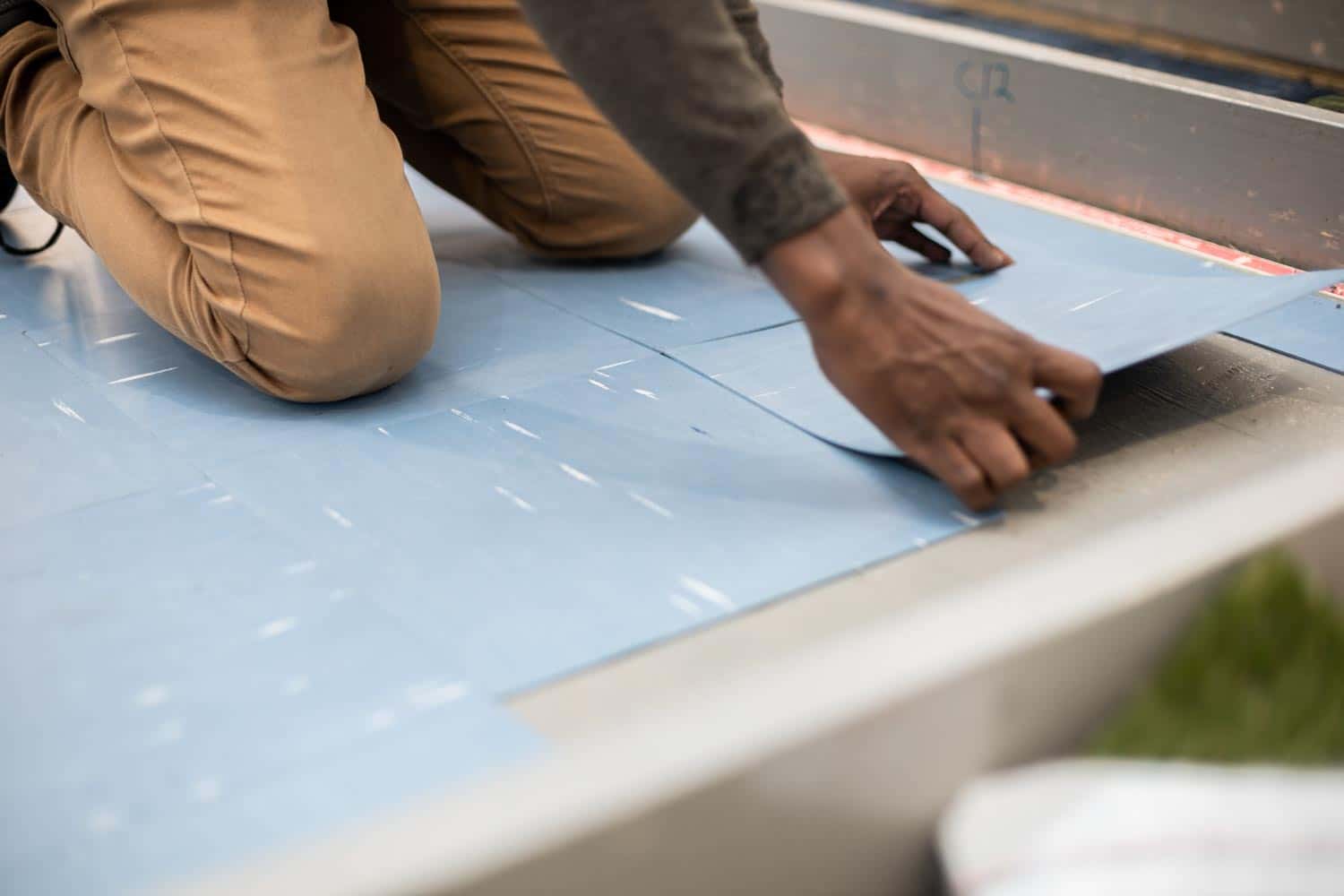 Learning vinyl installation.