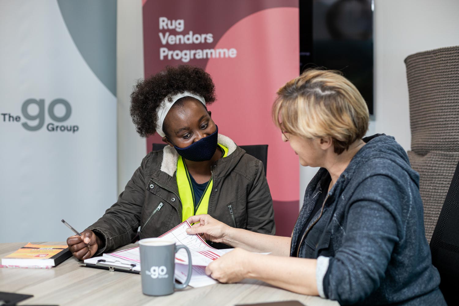 One-on-one mentorship of a Rug Vendor Programme participant. 