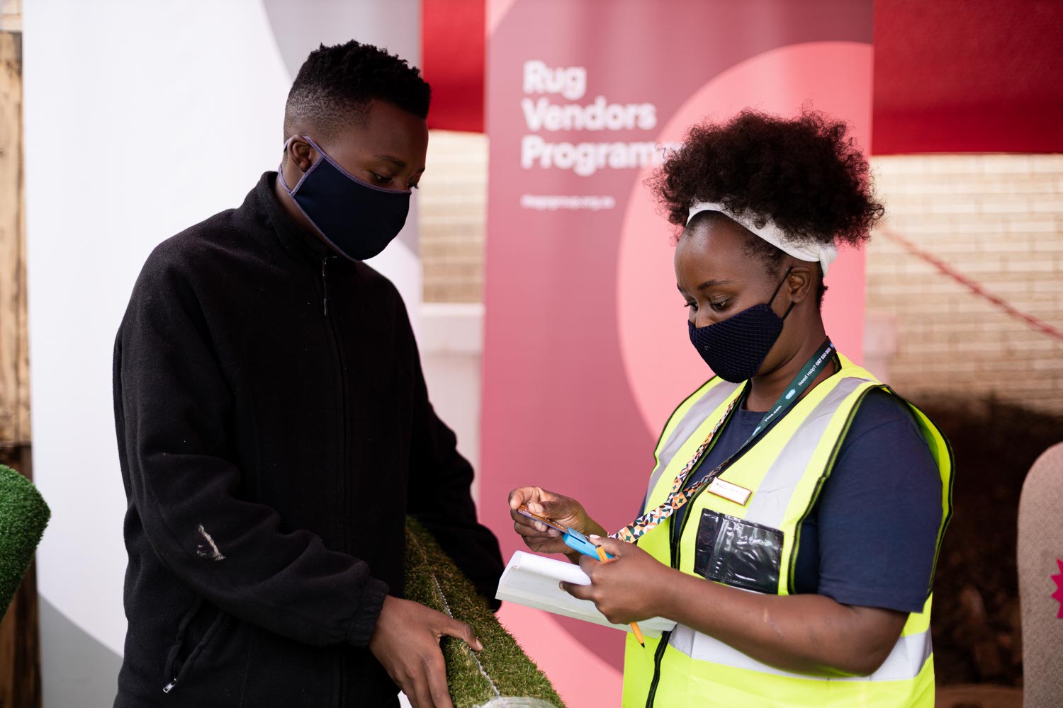 Hazel's stall in Pietermaritzburg.