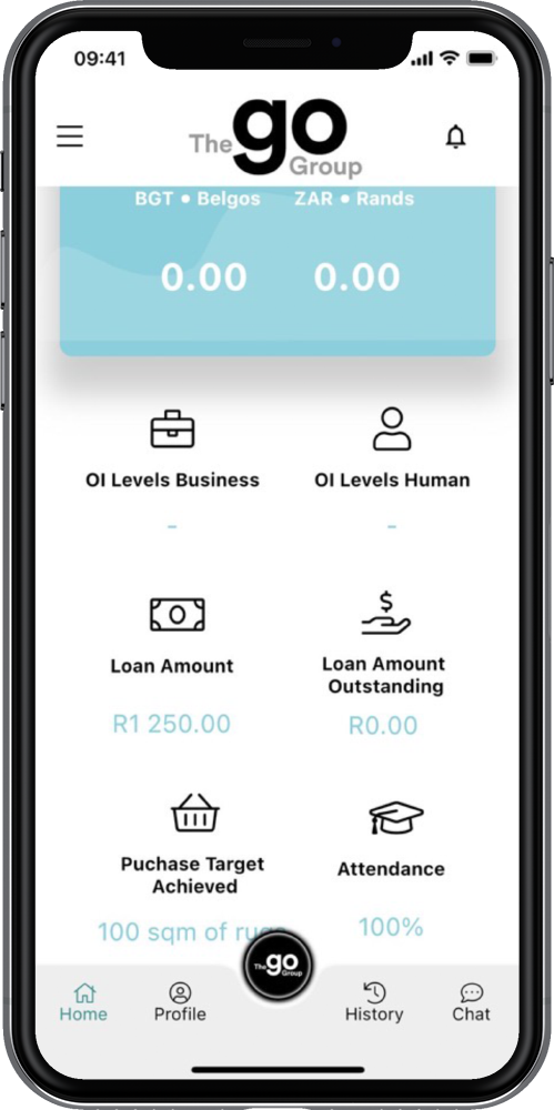 GO Exchange smartphone mockup