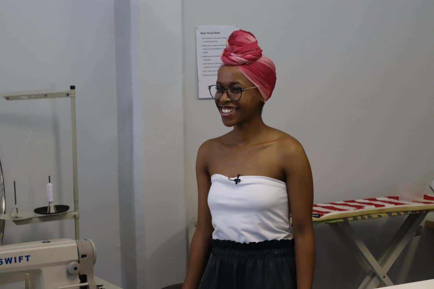 Inscape student presenting a project.